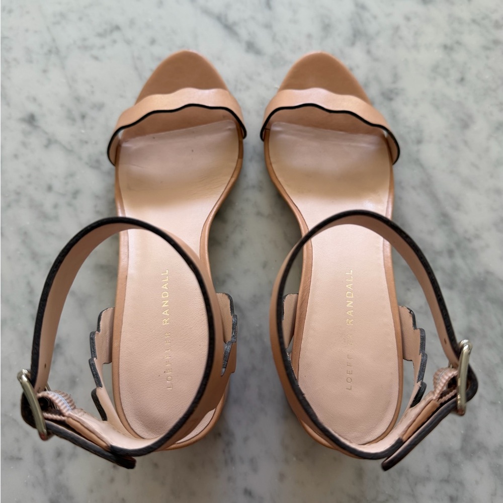 Loeffler Randall Emi Leather Sandals - Picture 3 of 8